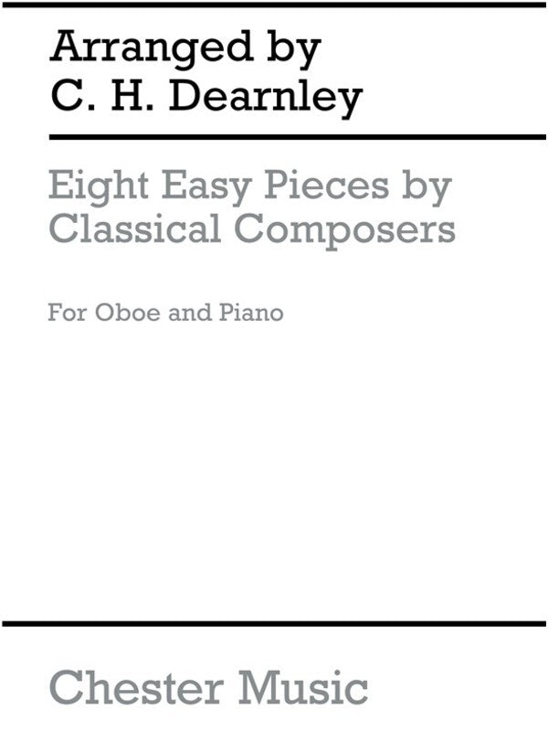 8 Easy Pieces Oboe/Piano Dearnley(Arc) (Softcover Book)
