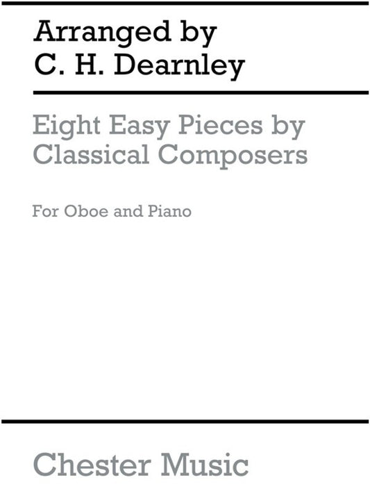 8 Easy Pieces Oboe/Piano Dearnley(Arc) (Softcover Book)