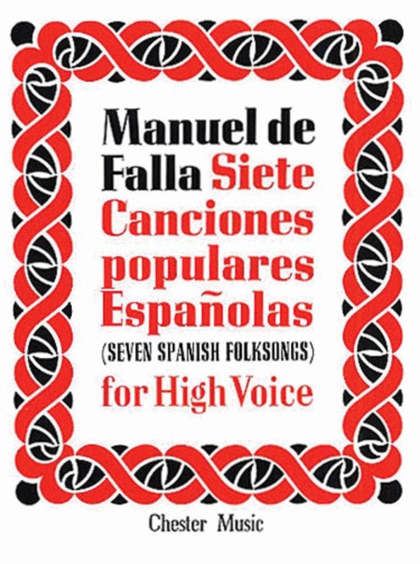 Falla 7 Pop Spanish Songs High Vce/Piano (Softcover Book)