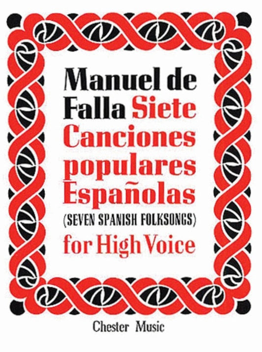 Falla 7 Pop Spanish Songs High Vce/Piano (Softcover Book)