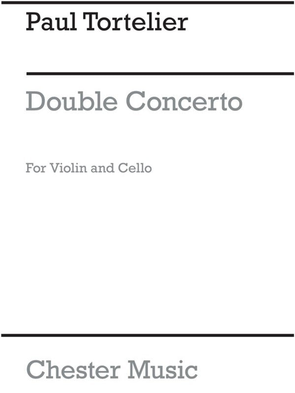 Tortelier Double Concerto Violin And Cello (Softcover Book)