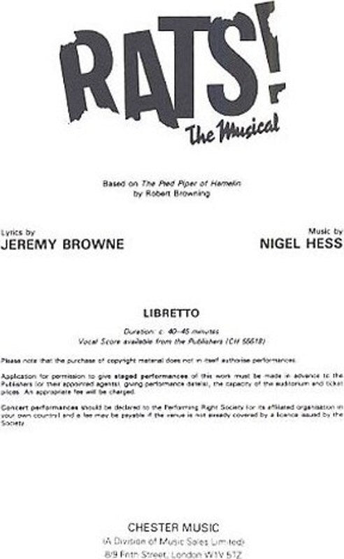 Rats Libretto (Softcover Book)