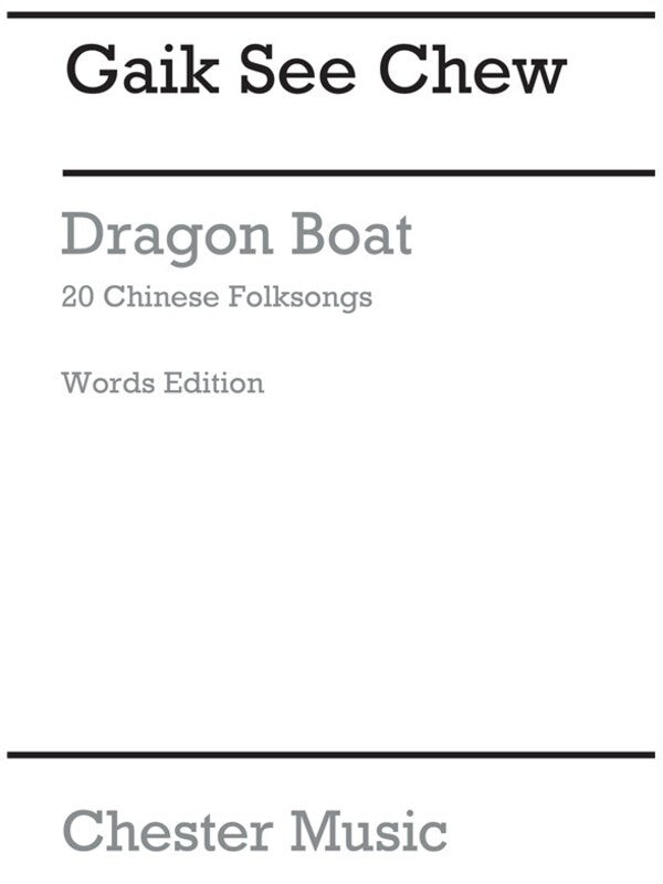 Chew Dragon Boat Childrens Book(Arc)