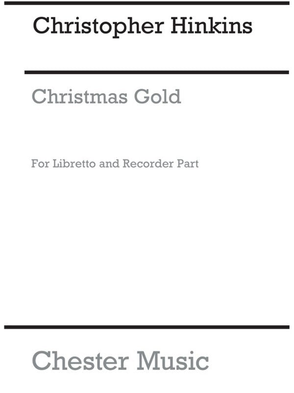 Hinkins Christmas Gold Libretto Voice (Softcover Book)