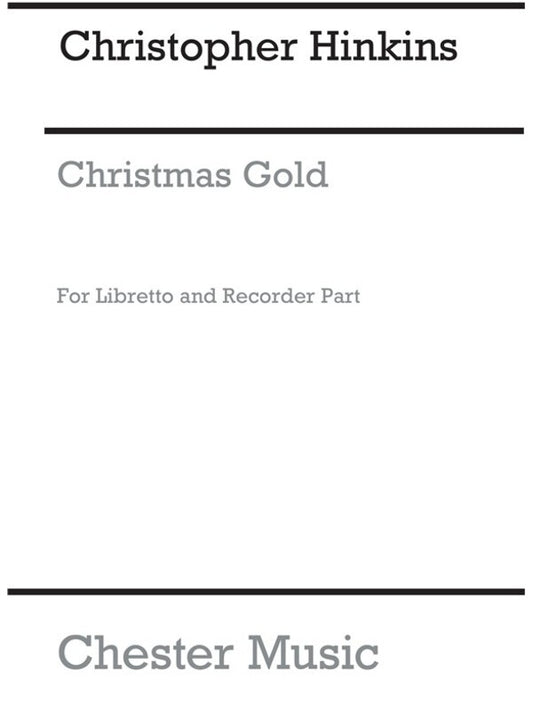 Hinkins Christmas Gold Libretto Voice (Softcover Book)