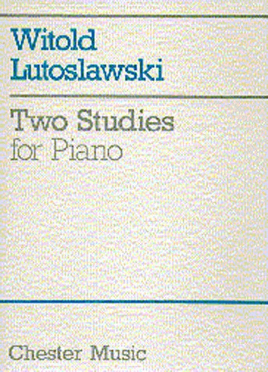 Lutoslawski 2 Studies For Piano (Softcover Book)