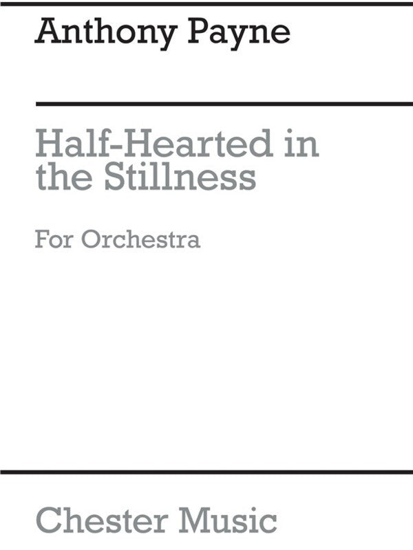 Payne Half Heard In Stillness Orc. Sc(Arc