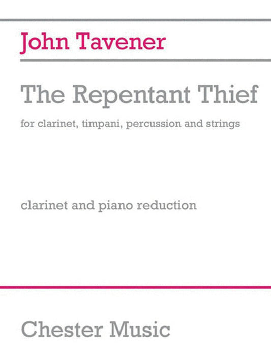 The Repentant Thief Clar Timp Percussion Strg (Softcover Book)