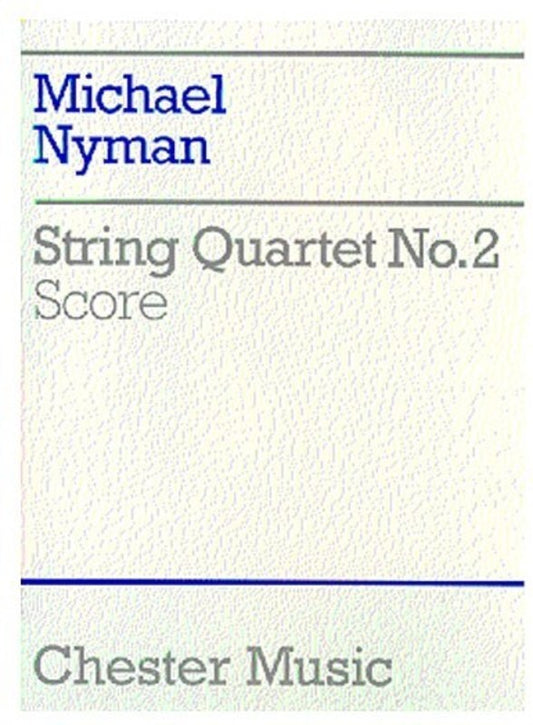 Nyman String Quartet No.2 Score Book