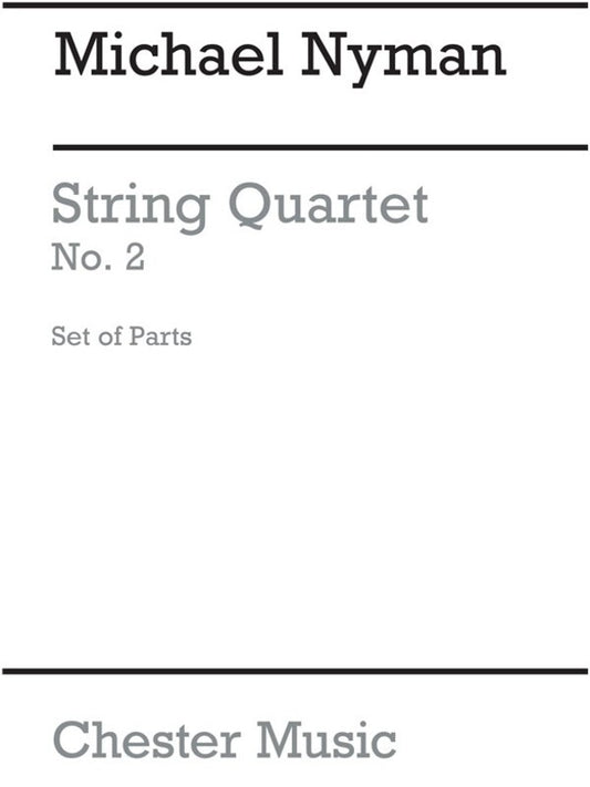 Nyman String Quartet No.2 Parts(Arc) (Set Of Parts) Book
