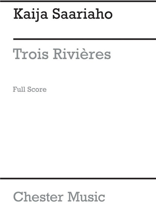 Saariaho Trios Rivieres(4 Percussionists (Softcover Book)