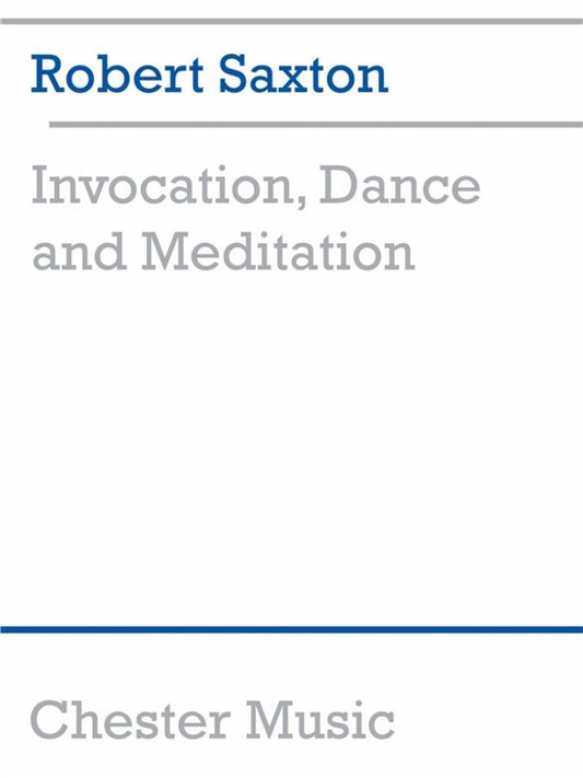 Saxton Invoc./Dance/Medit. Vla/Piano (Softcover Book)