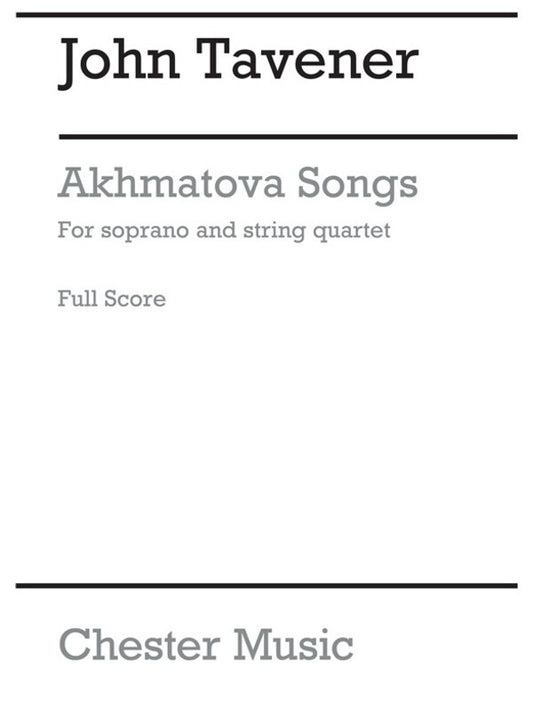 Akhamatova Songs Score