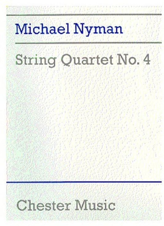 Nyman String Quartet No.4 Score Book