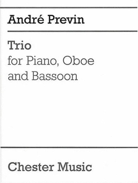 Previn - Trio for Piano, Oboe, and Bassoon SC/PTS