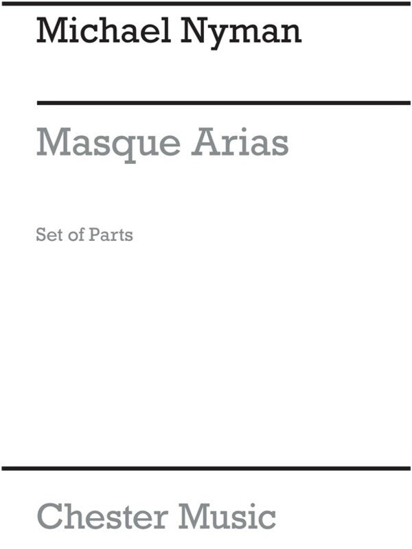 Nyman Masque Arias Brass Quintet Pts(Arc (Softcover Book)