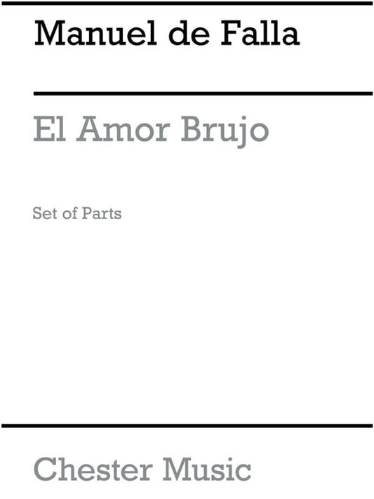 Falla El Amor Brujo String Set (Music Score/Parts) Book