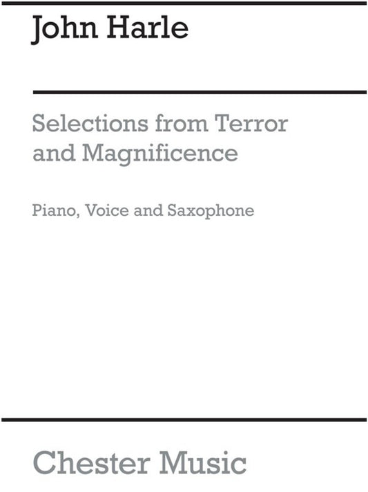 Harle Terror And Magnificence Vce/Sax/Piano (Softcover Book)