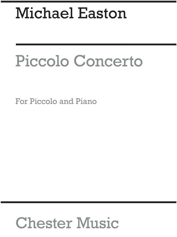 Easton Concerto Picc/Piano/Orch(Arc) (Softcover Book)