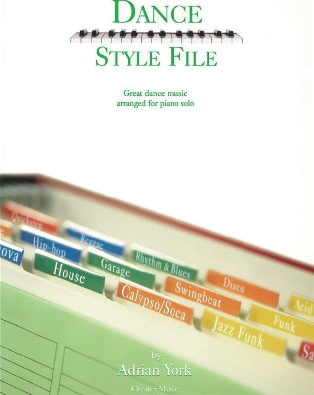 Dance Style File For Solo Piano (Softcover Book)