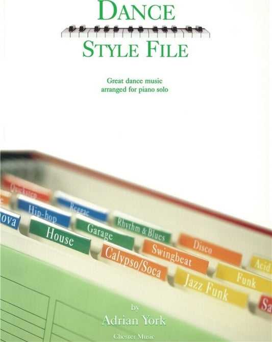 Dance Style File For Solo Piano (Softcover Book)