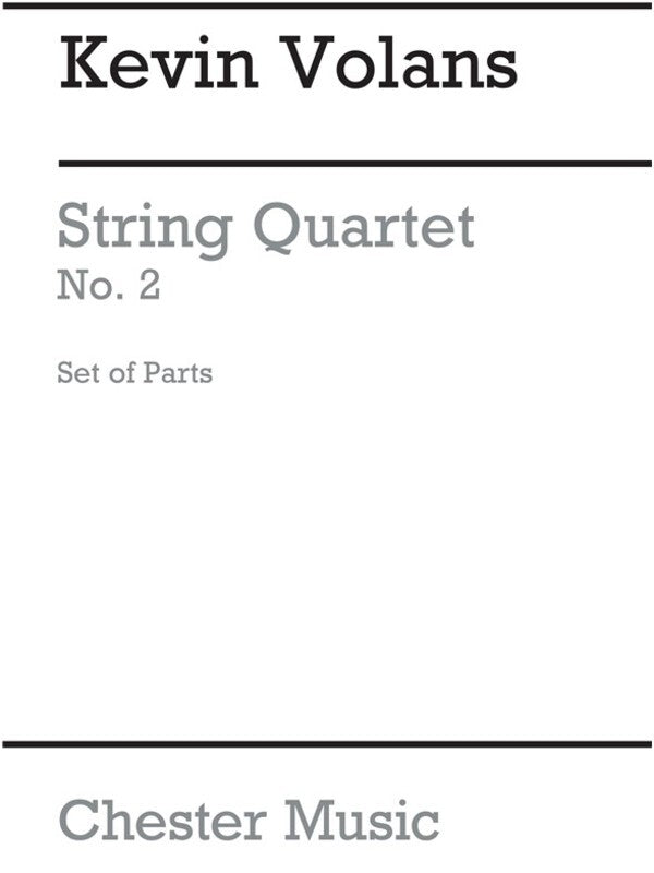 Vonline Audions String Quartet N.2 Parts(Arc) (Set Of Parts) Book