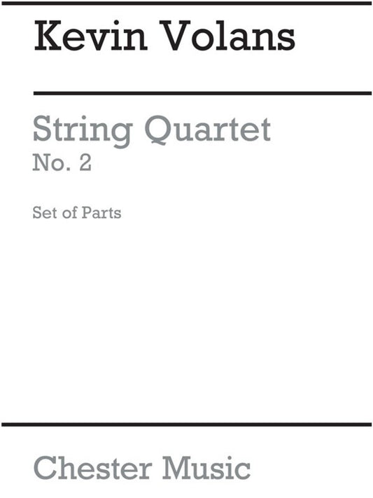 Vonline Audions String Quartet N.2 Parts(Arc) (Set Of Parts) Book