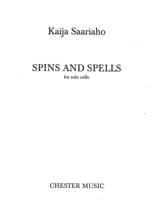 Saariaho Spins And Spells Cello (Softcover Book)