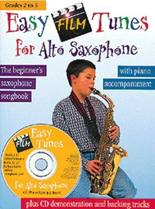 Easy Film Tunes For Alto Sax/Piano Book/CD Book