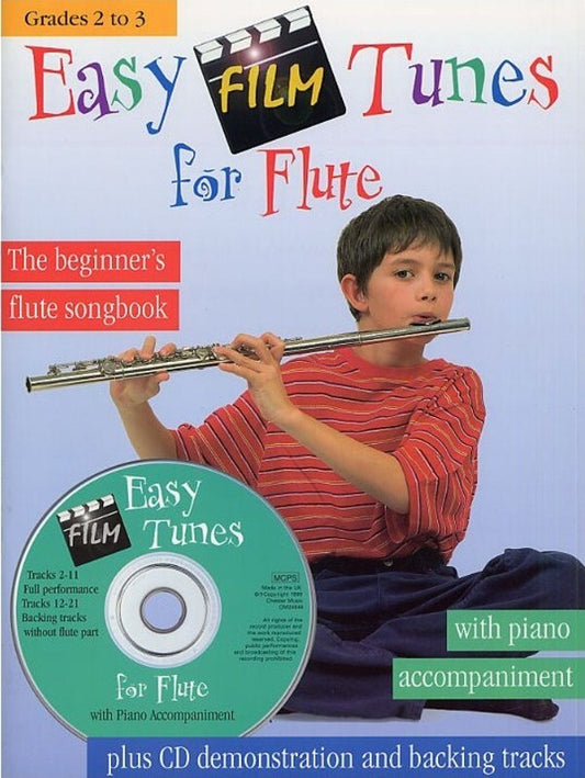Easy Film Tunes For Flute/Piano Softcover Book/CD