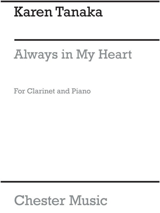 Tanaka Always In My Heart Clar/Piano(Arc) (Softcover Book)