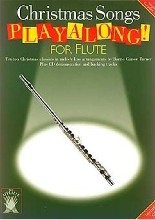 Applause Playalong Xmas Flute Softcover Book/CD