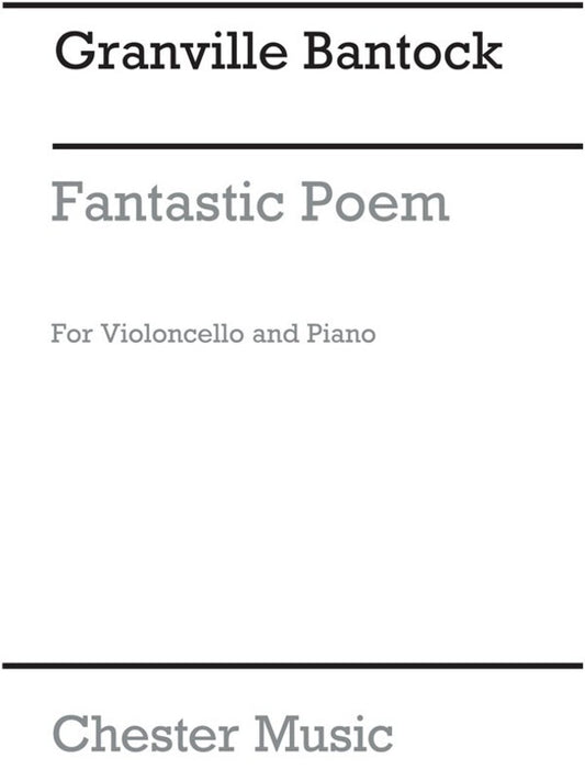 Fantastic Poem For Cello And Poem (Softcover Book)