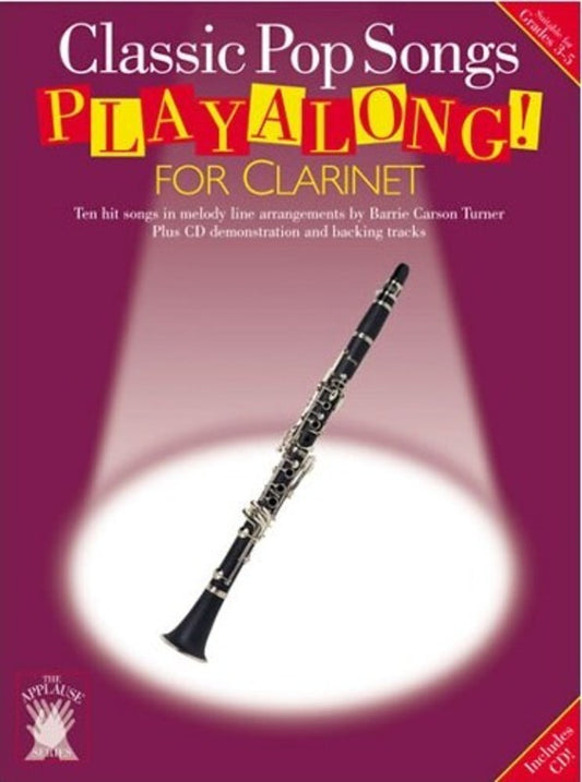 Applause Playalong Classic Pop Clar.Book/CD