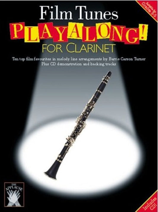 Applause Playalong Film Tunes Clar.Book/CD