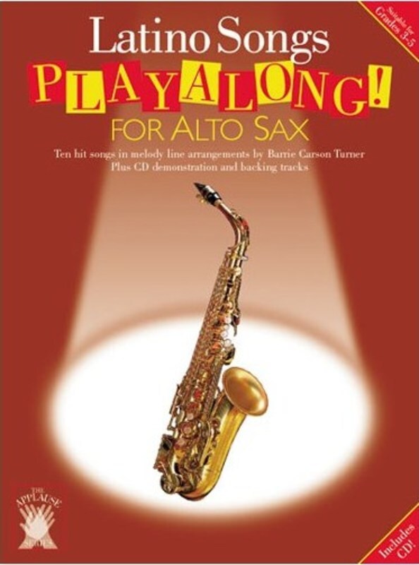 Applause Playalong Latino Alto Sax Book/CD Book