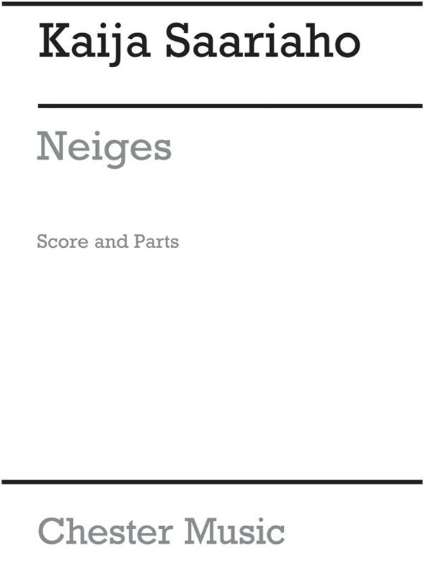 Neiges For Eight Cellos (Score And Parts) (Music Score/Parts) Book