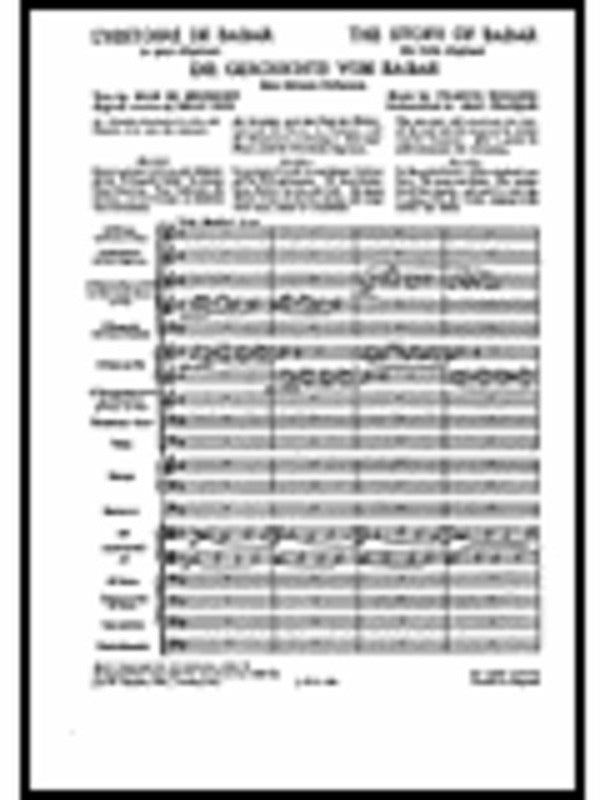 Poulenc Histoire De Babar F/S(Arc)