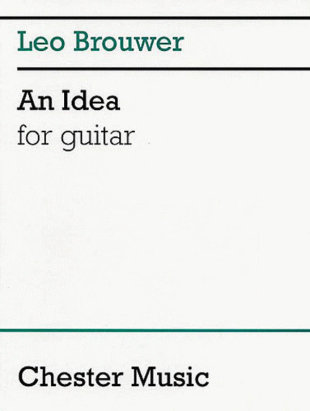Brouwer An Idea Guitar Solo (Softcover Book)