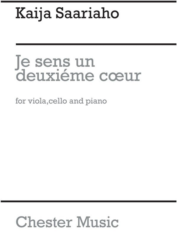Saariaho Junior Ensemble Sens Un Deuxieme Couer Violin/C (Softcover Book)