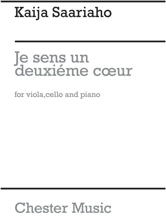 Saariaho Junior Ensemble Sens Un Deuxieme Couer Violin/C (Softcover Book)