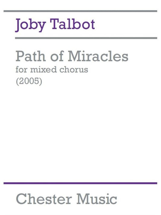 Path Of Miracles Vocal Score