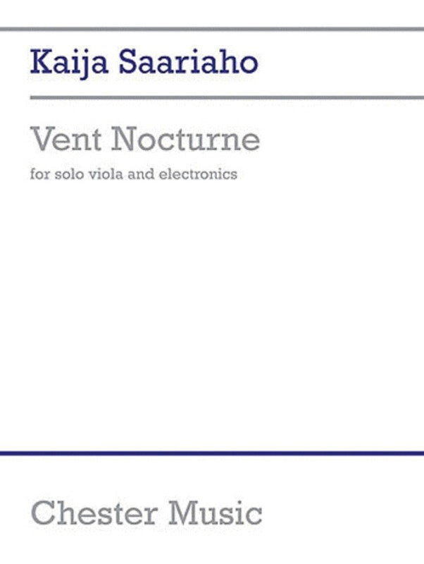 Saariaho: Vent Nocturne