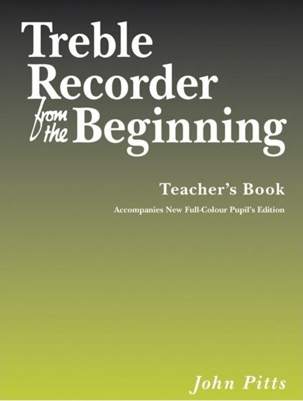 Treble Recorder From The Beginning Teachers Book (Softcover Book)