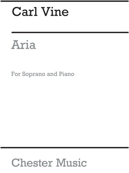 Aria(Sop/Piano) (Softcover Book)