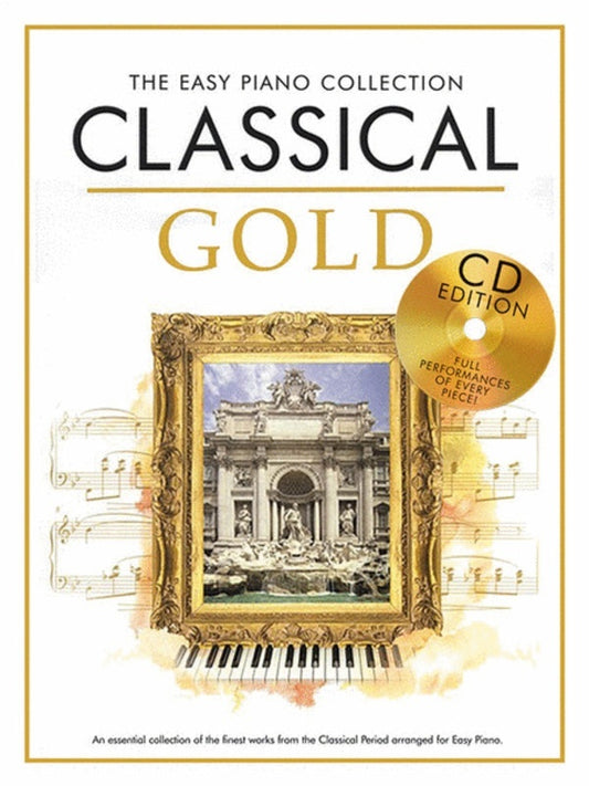 Easy Piano Collection Classical Gold Softcover Book/CD