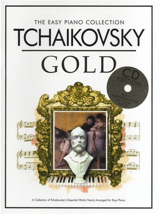 Easy Piano Collection Tchaikovsky Gold Softcover Book/CD