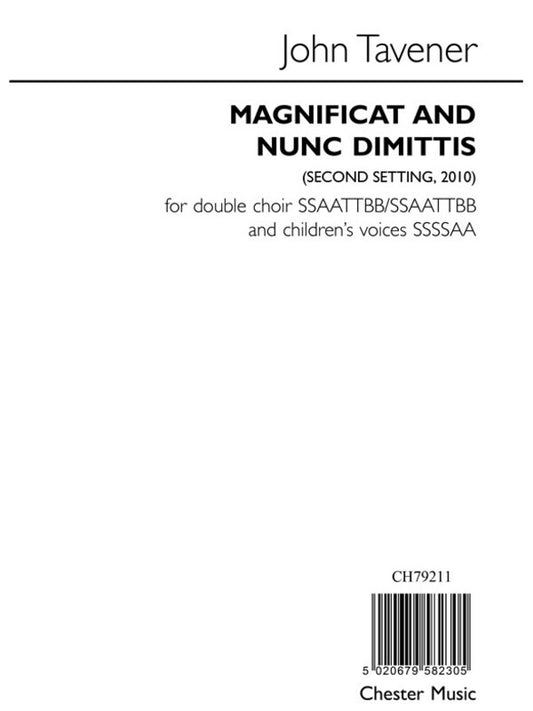 Magnificat And Nunc Dimittis SSAATTBB