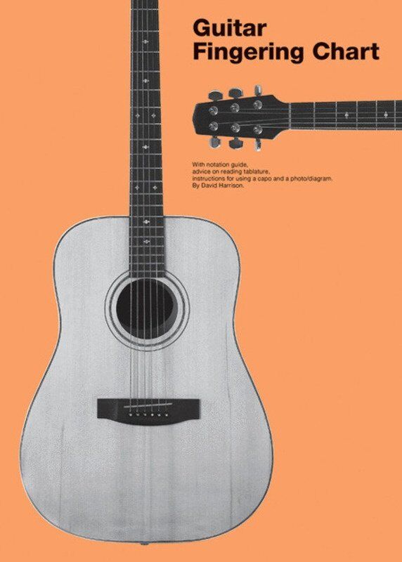 Chester Guitar Fingering Chart by David Harrison - 1 Page, Guitar TAB, Includes Care Advice and Notation Guide