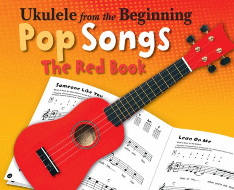 Ukulele From The Beginning Pop Songs Red Book (Softcover Book)